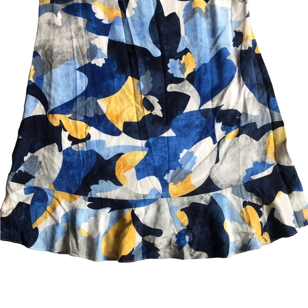 NIC+ZOE pullover blue/yellow/gold/white ruffle hem sundress size Large - NWT! - Picture 10 of 15